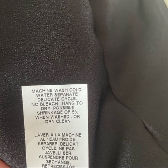 Revolve Fifteen Twenty Faded Marble Drape Side Angle Blouse Asymmetric XS NWT - Picture 8 of 15